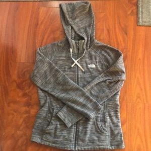 North Face zip up Medium